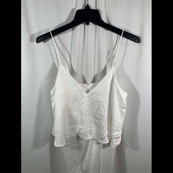 NWT $295 Shona Joy Luxe Frill‎ Tulip Hem Maxi Dress in Ivory White [SZ 6 ] - Picture 5 of 8